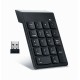 Gembird KPD-W-02 numeric keypad Notebook/PC Bluetooth Black KPD-W-02 – GEMBIRD Геймърски клавиатури