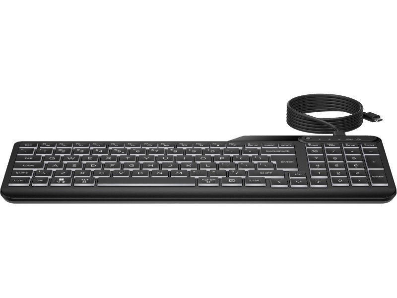 HP 400 Backlit Wired Keyboard 7N7C0AA#ABB – Hewlett-Packard Геймърски клавиатури