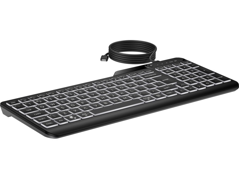 HP 400 Backlit Wired Keyboard 7N7C0AA#ABB – Hewlett-Packard Геймърски клавиатури