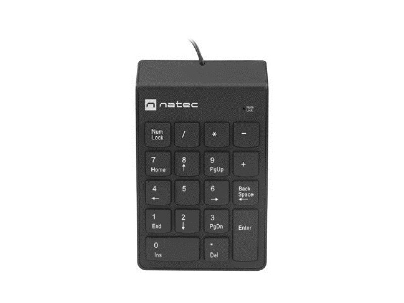 NATEC NUMERIC KEYBOARD GOBY 2 USB BLACK NKL-2022 – Natec  Геймърски клавиатури