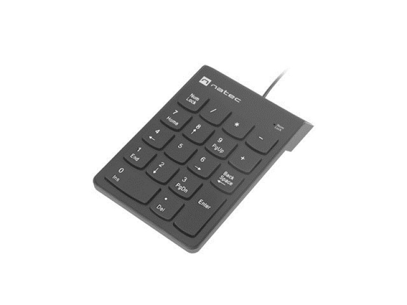 NATEC NUMERIC KEYBOARD GOBY 2 USB BLACK NKL-2022 – Natec  Геймърски клавиатури