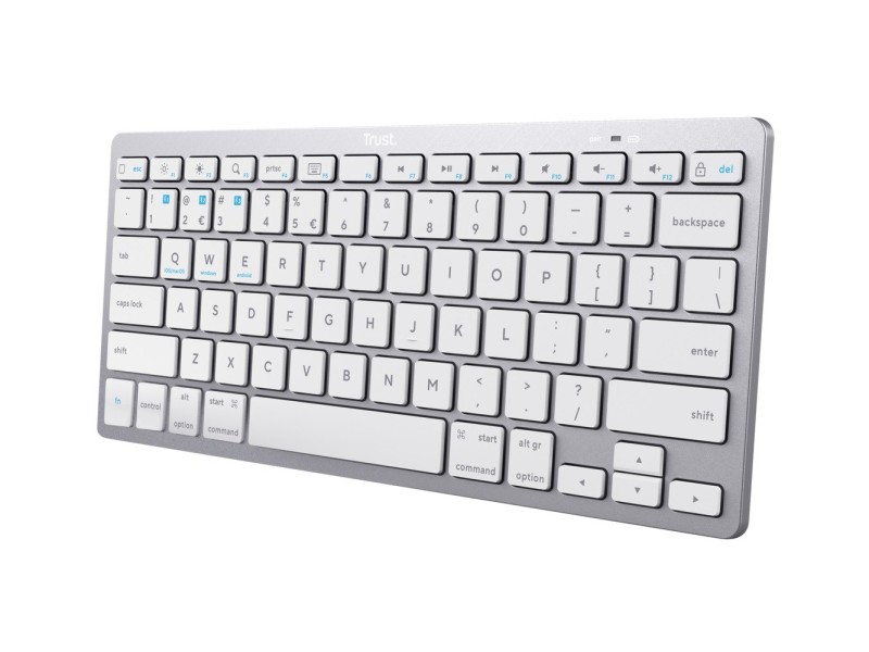 Trust Basic IS Wireless Keyboard Silver (24651) 24651 – TRUST Геймърски клавиатури