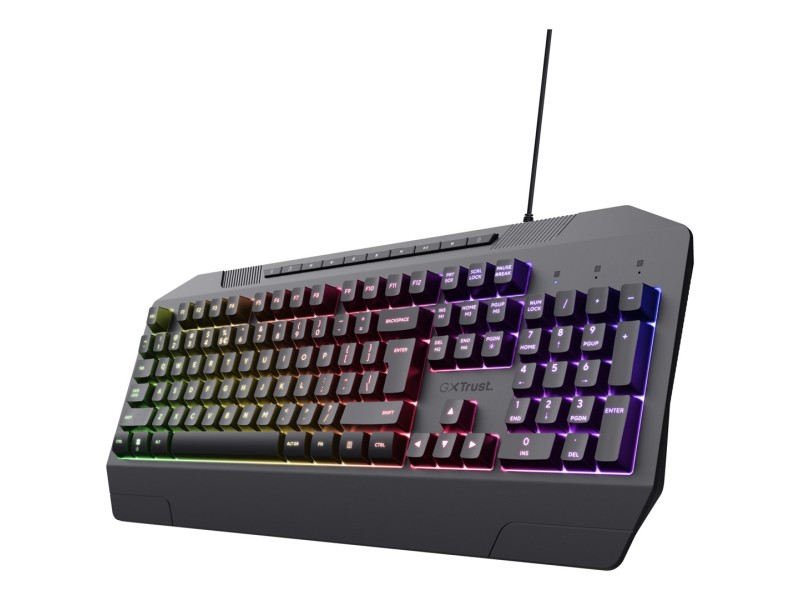 Trust GXT 836 Evocx keyboard Gaming USB QWERTY US English Black 24722 – TRUST Геймърски клавиатури
