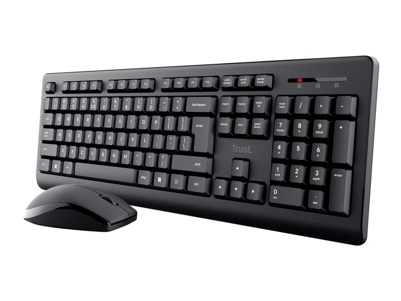 Trust Primo keyboard Mouse included Universal RF Wireless QWERTY US English Black 25347 – TRUST Геймърски клавиатури