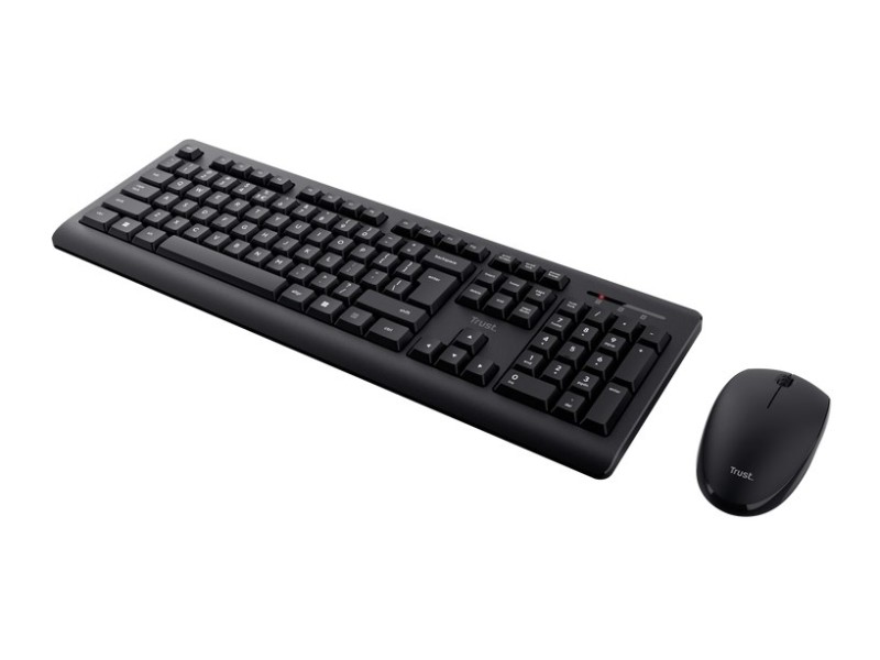 Trust Primo keyboard Mouse included Universal RF Wireless QWERTY US English Black 25347 – TRUST Геймърски клавиатури