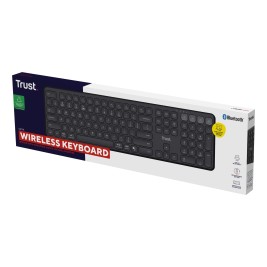 Trust Vaiya keyboard Universal USB + RF Wireless + Bluetooth US English Black