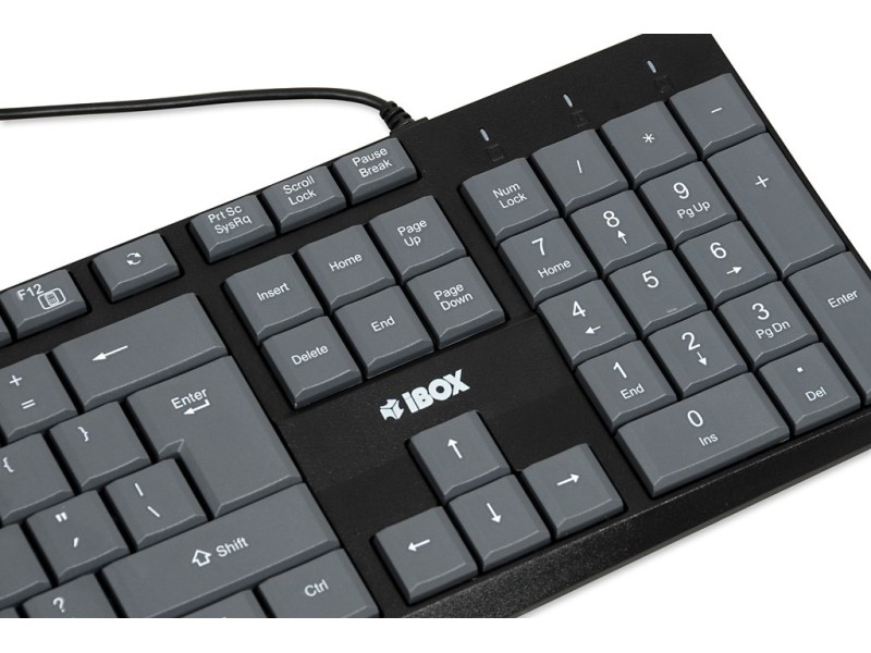 iBOX Eris USB Keyboard, Gray/Black IKC2010G – IBOX Геймърски клавиатури