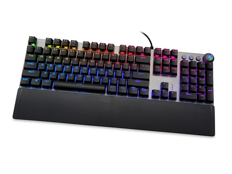 iBox Aurora K-4 keyboard USB QWERTY Black IKGMK4 – IBOX Геймърски клавиатури