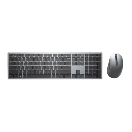 DELL KM7321W keyboard RF Wireless + Bluetooth QWERTY US International Grey, Titanium