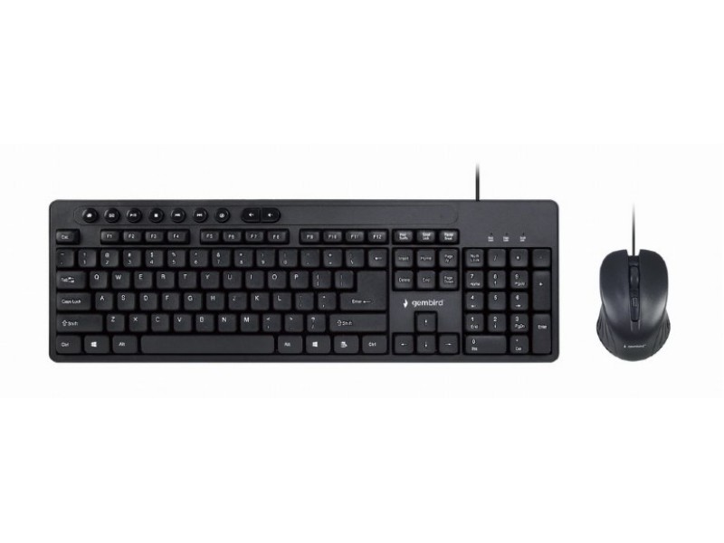 Gembird KBS-UM-04 keyboard Mouse included Universal USB QWERTY US English Black KBS-UM-04 – GEMBIRD Геймърски клавиатури