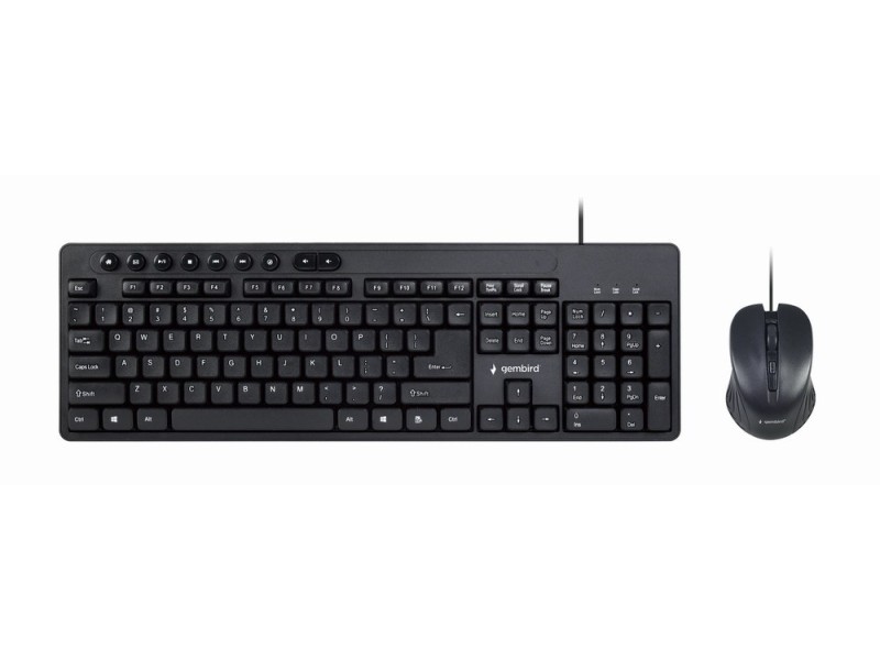 Gembird KBS-UM-04 keyboard Mouse included Universal USB QWERTY US English Black KBS-UM-04 – GEMBIRD Геймърски клавиатури
