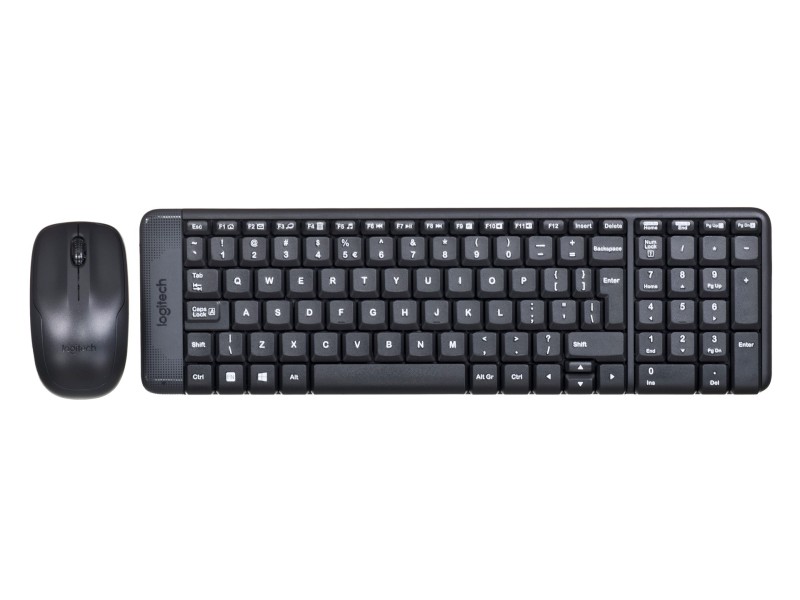 Logitech MK220 keyboard RF Wireless QWERTY International EER Black 920-003168 – LOGITECH Геймърски клавиатури