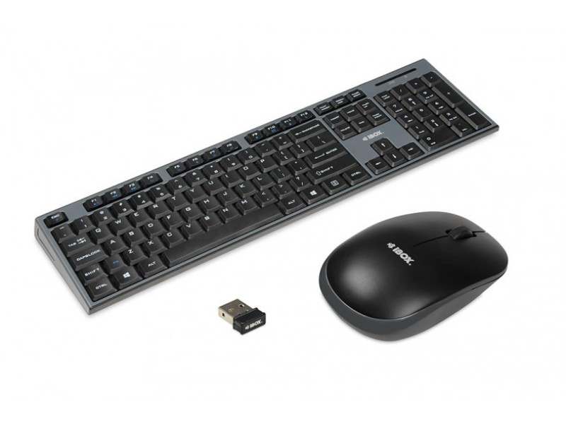 iBox IKMS606W keyboard RF Wireless English Black IKMS606W – IBOX Геймърски клавиатури