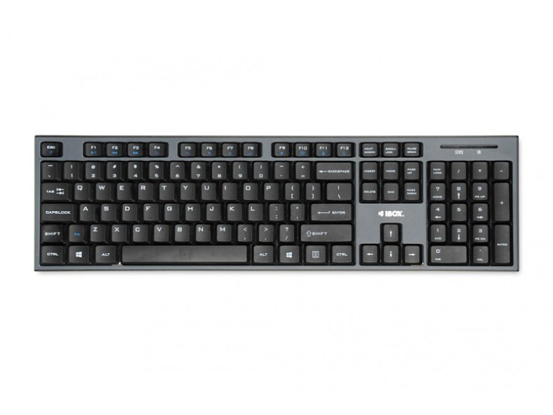 iBox IKMS606W keyboard RF Wireless English Black IKMS606W – IBOX Геймърски клавиатури