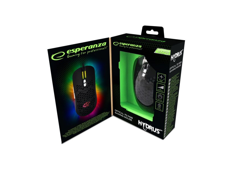 Esperanza EGM702 mouse Right-hand USB Optical 7200 DPI EGM702 – Esperanza Мишки