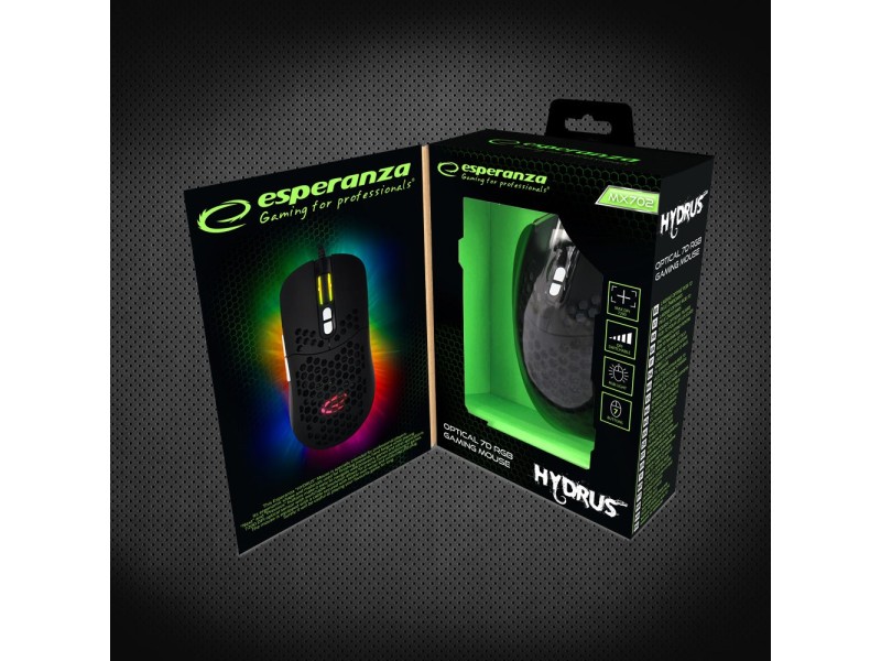 Esperanza EGM702 mouse Right-hand USB Optical 7200 DPI EGM702 – Esperanza Мишки
