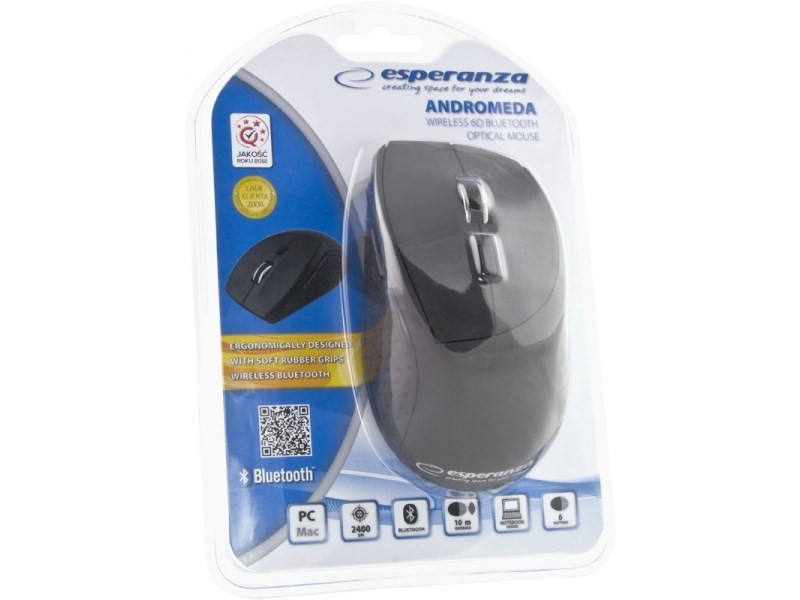 Esperanza EM123K mouse Right-hand Bluetooth 2400 DPI EM123K – Esperanza Мишки