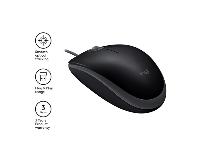 Logitech B110 Silent 910-005508 – LOGITECH Мишки