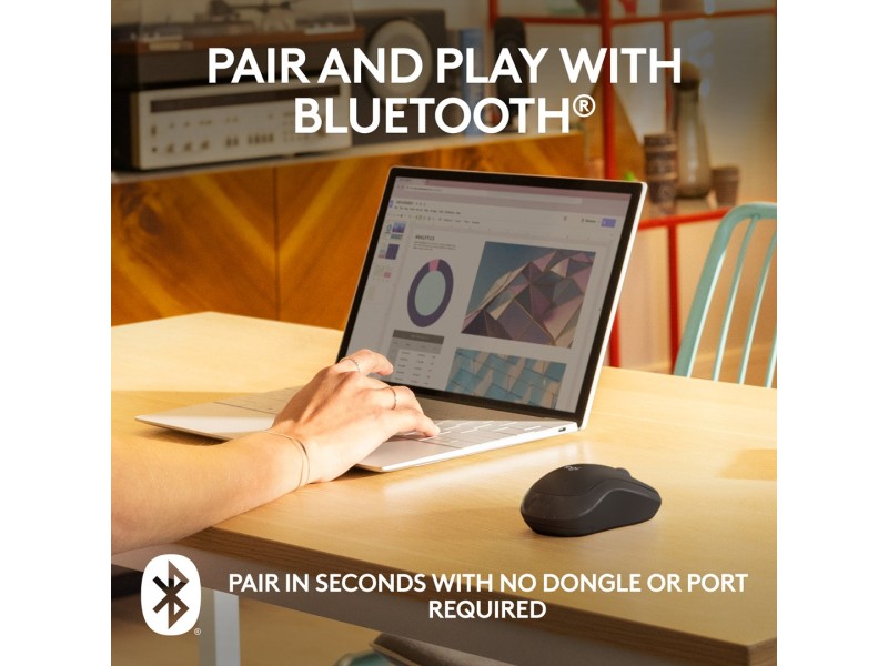 Logitech M240 mouse Ambidextrous Bluetooth 910-007119 – LOGITECH Мишки