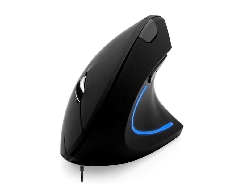 MEDIA-TECH VERTIC MT1122 Wired vertical mouse 6400 DPI Black MT1122 – Media tech Мишки