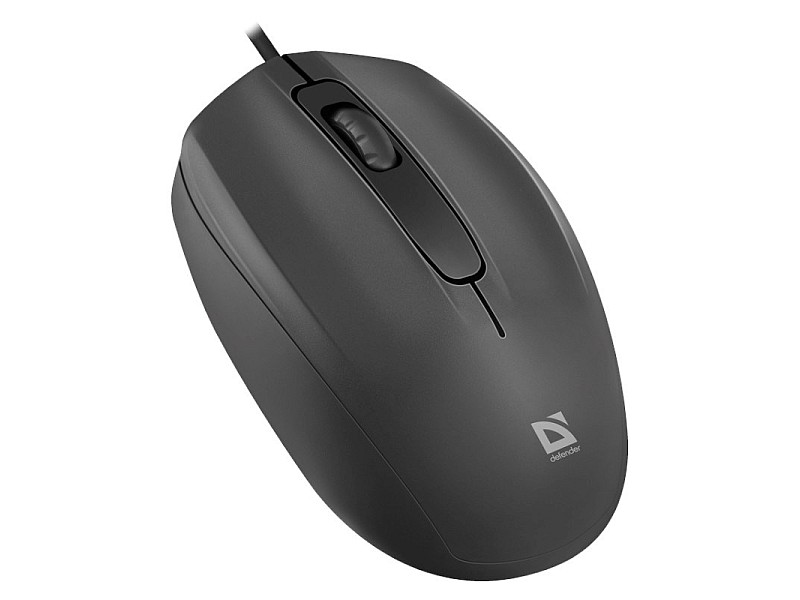 MOUSE DEFENDER ALPHA MB-507 OPTICAL 1000dpi 3P BLACK SILENT CLICK 52507 – Defender Мишки