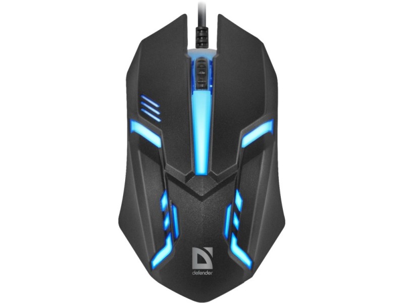 MOUSE  DEFENDER CYBER MB-560L BLACK 7 COLORS 1200DPI 3P 52560 – Defender Мишки