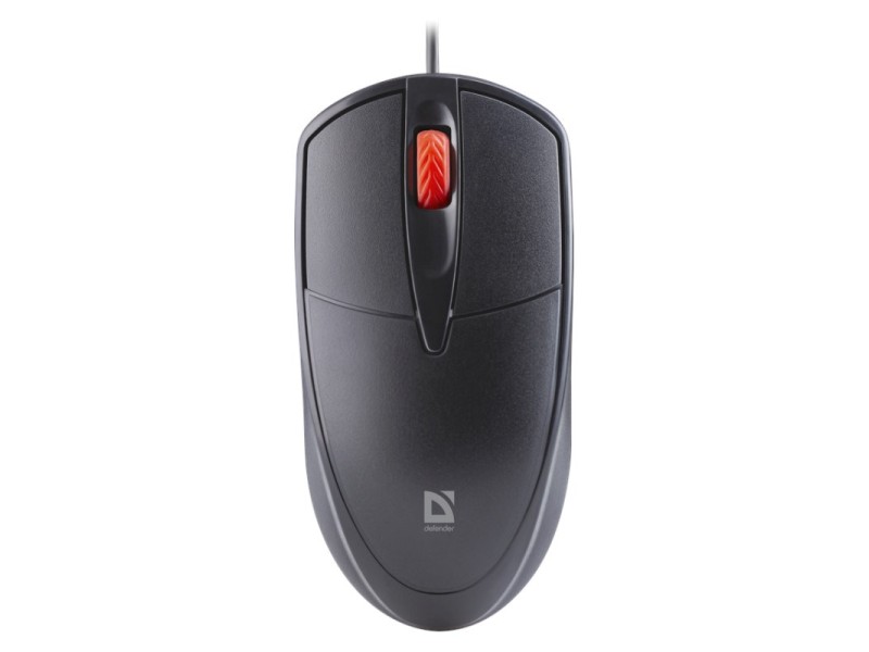 MOUSE DEFENDER ICON MB-057 OPTICAL 1000dpi 3P BLACK SILENT CLICK 52057 – Defender Мишки