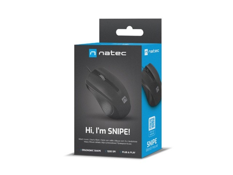 NATEC MOUSE SNIPE 1200DPI 1.8M NMY-2020 – Natec  Мишки