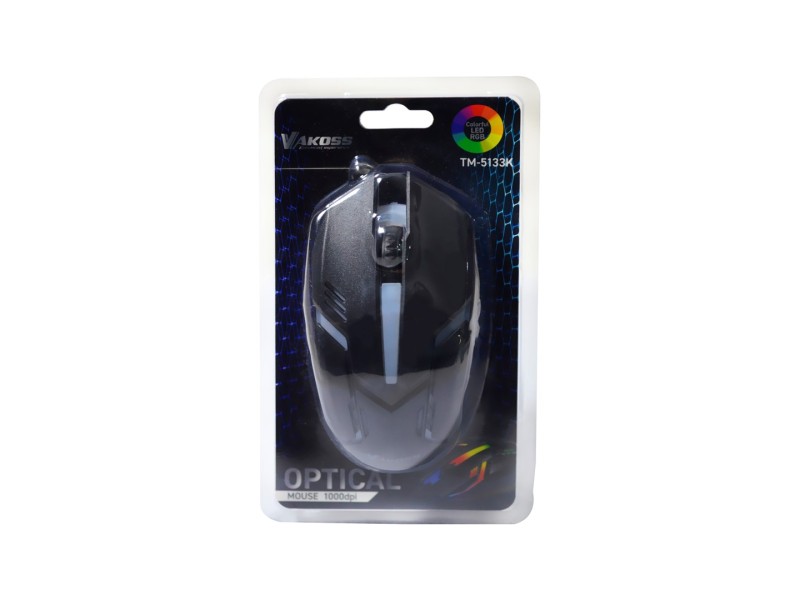 VAKOSS TM-5133K GAMING MOUSE, RGB LIGHTING TM-5133K – VAKOSS Мишки