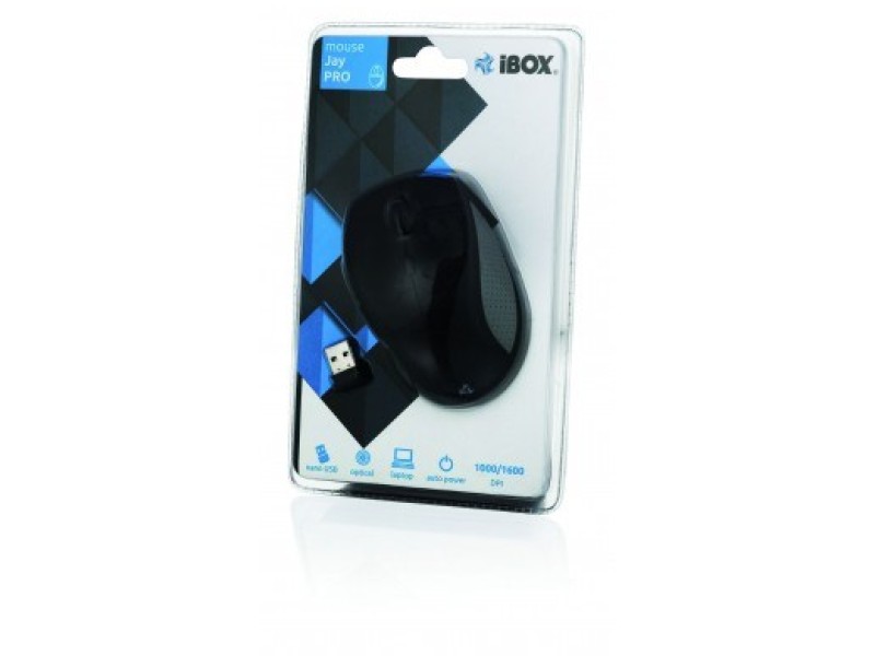 iBox IMOS603 mouse Right-hand RF Wireless Optical 1600 DPI IMOS603 – IBOX Мишки