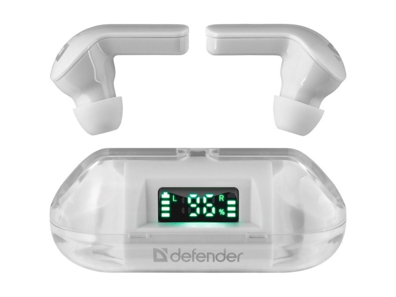 Bluetooth headphones TWINS 916 WHITE 63916 – Defender Геймърски слушалки