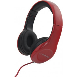 Слушалки/слушалки Esperanza EH138R Head-band Black,Red