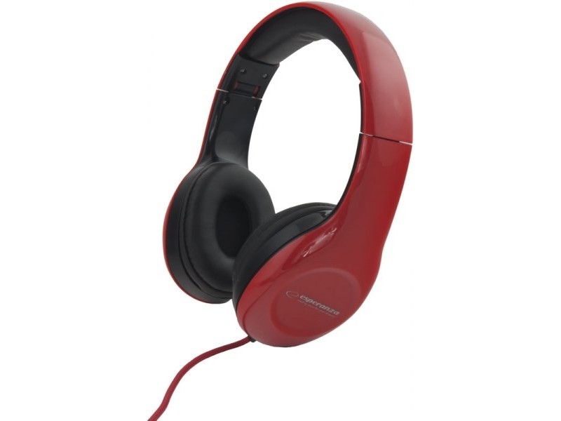 Esperanza EH138R headphones/headset Head-band Black,Red EH138R – Esperanza Геймърски слушалки