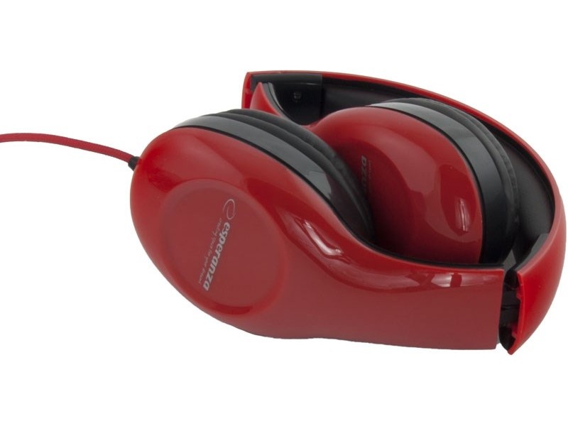 Esperanza EH138R headphones/headset Head-band Black,Red EH138R – Esperanza Геймърски слушалки