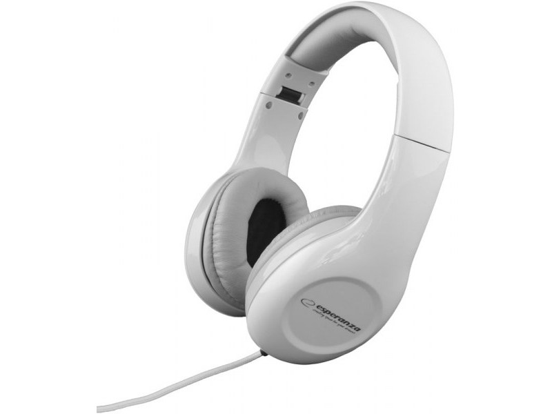 Esperanza EH138W headphones/headset Wired Head-band Music White