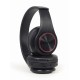 Gembird BHP-LED-01 headphones/headset Wired & Wireless Head-band Music/Everyday Micro-USB Bluetooth Black BHP-LED-01 – GEMBIRD Геймърски слушалки