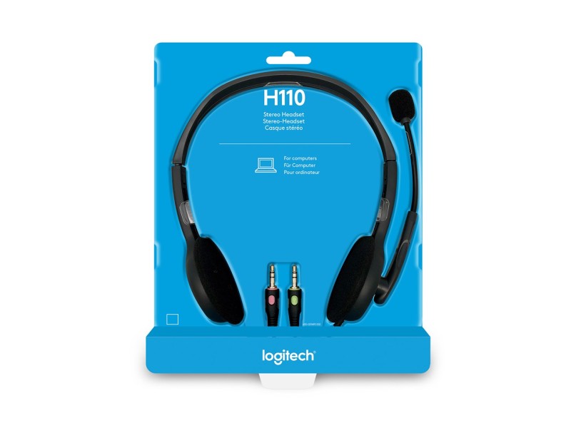 Logitech H110 Stereo Headset 981-000271 – LOGITECH Геймърски слушалки