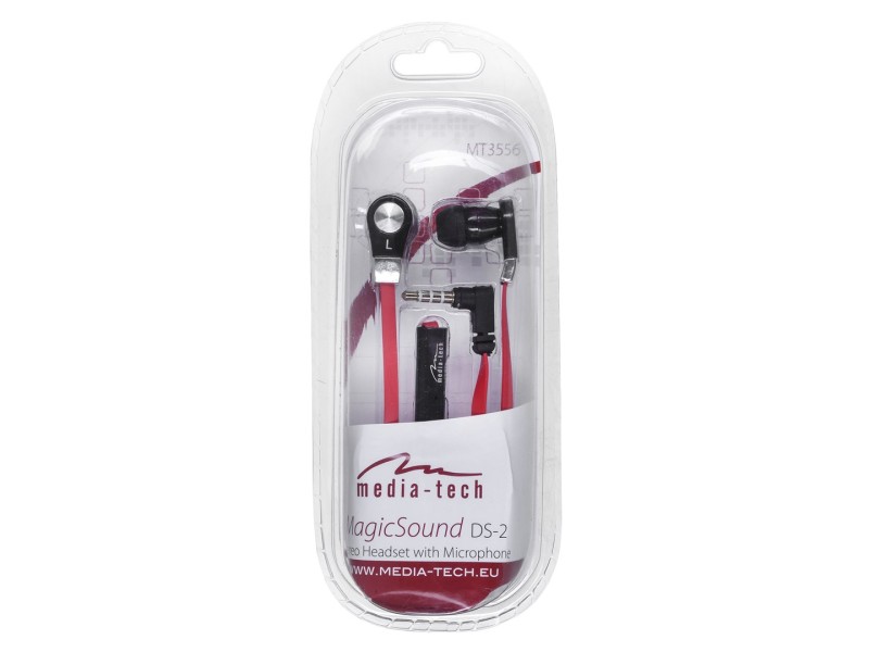 Media-Tech Magicsound DS-2 Headset In-ear Red MT3556R – Media tech Геймърски слушалки