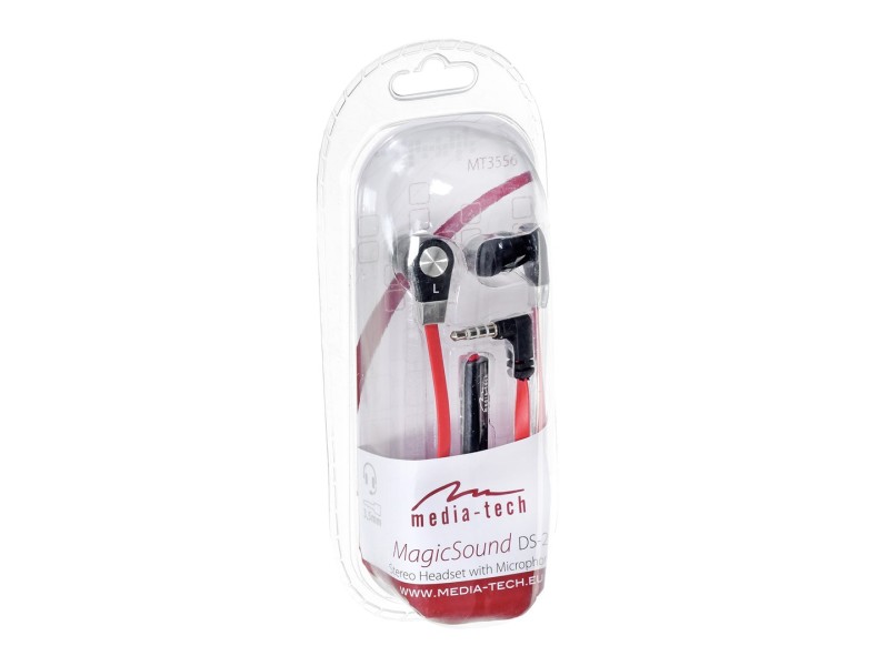 Media-Tech Magicsound DS-2 Headset In-ear Red MT3556R – Media tech Геймърски слушалки