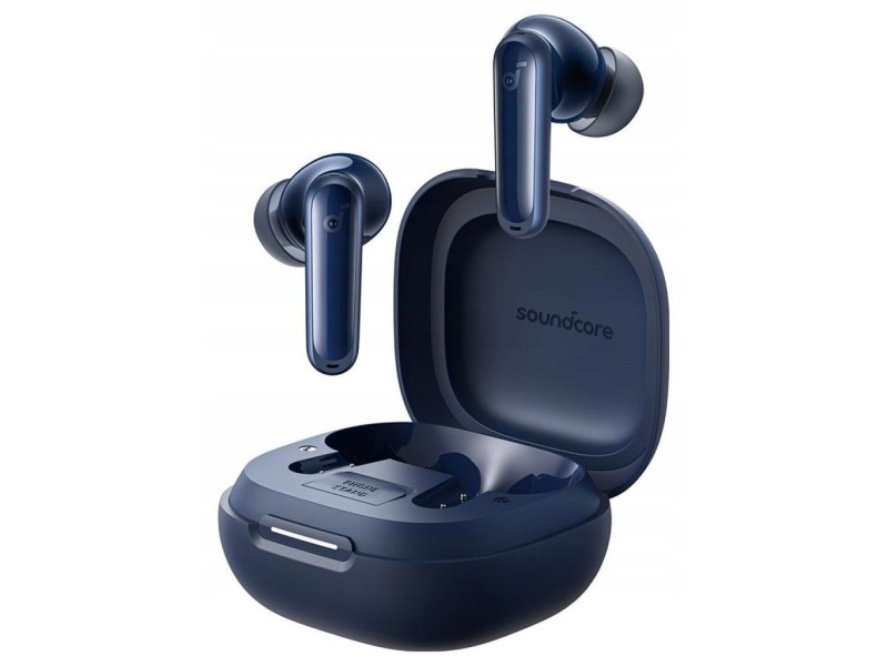 Słuchawki bezprzewodowe Soundcore P40i Niebieskie A3955G31 – soundcore Геймърски слушалки
