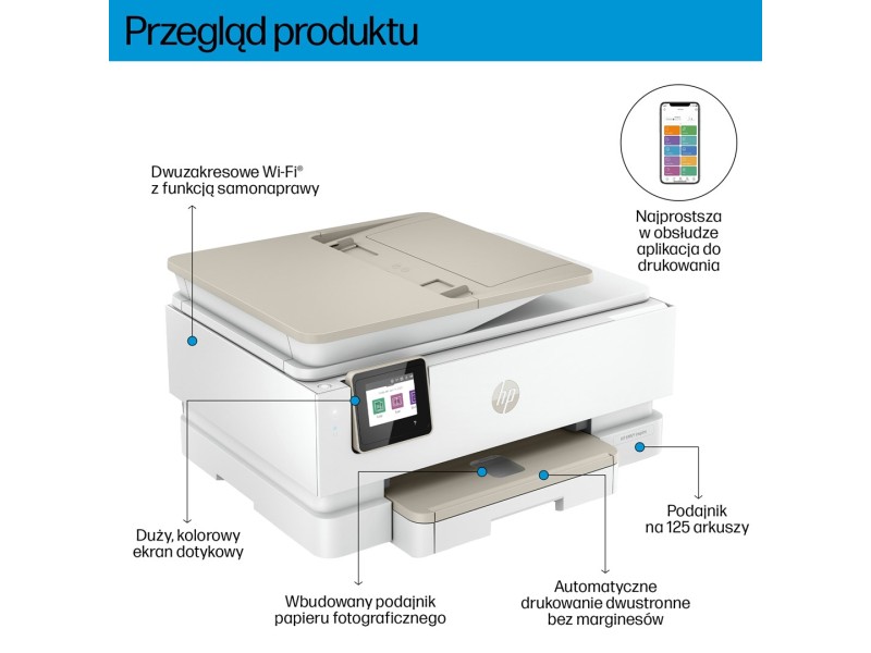 HP ENVY Inspire 7920e All-in-One Printer Thermal inkjet A4 4800 x 1200 DPI 15 ppm Wi-Fi 242Q0B – Hewlett-Packard Мастиленоструйни мултифункционални устройства