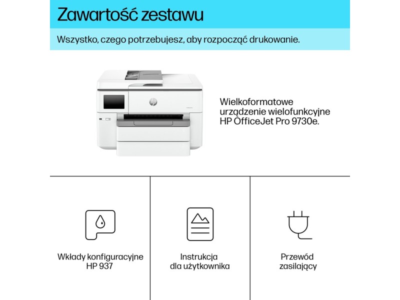 HP OfficeJet Pro 9730e multifunction machine 537P6B#686 – Hewlett-Packard Мастиленоструйни мултифункционални устройства