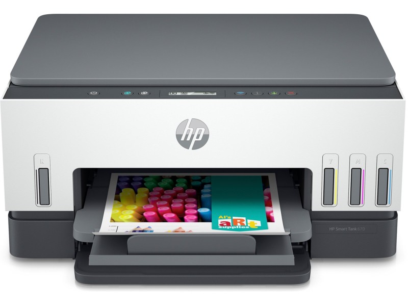 HP Smart Tank 670 All-in-One Thermal inkjet A4 4800 x 1200 DPI 12 ppm Wi-Fi 6UU48A – Hewlett-Packard Мастиленоструйни мултифункционални устройства