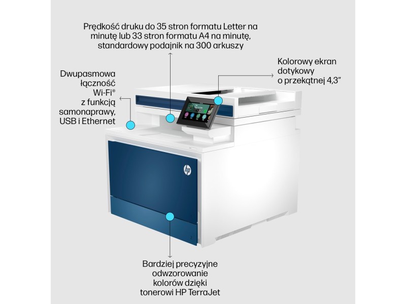 HP Color LaserJet Pro MFP 4302dw Printer 4RA83F – Hewlett-Packard Цветни лазерни мултифункционални устройства