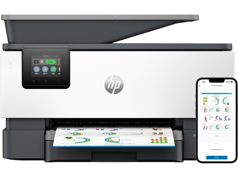 HP OfficeJet Pro 9120b All-in-One Printer Thermal inkjet A4 4800 x 1200 DPI 20 ppm Wi-Fi 4V2N0B – Hewlett-Packard Цветни лазерни мултифункционални устройства