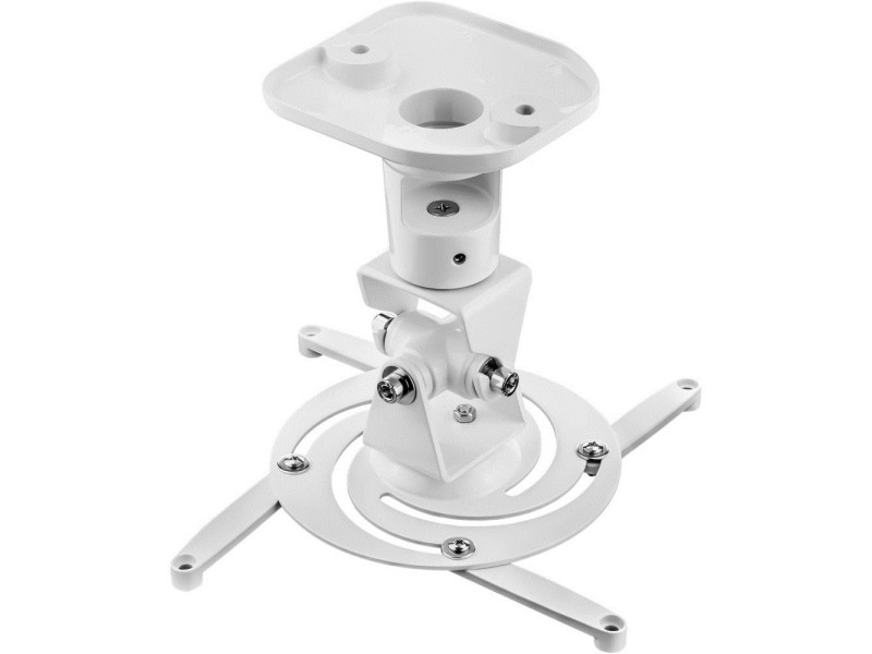 Techly Universal Ceiling Bracket for Projector, White ICA-PM 100WH 022397 – TECHly Стойки за видео проектори