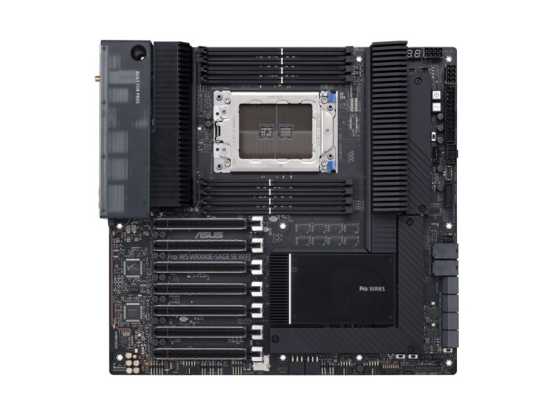 ASUS WRX80E-SAGE SE WIFI AMD WRX80 Socket SP3 Extended ATX 90MB1590-M0EAY0 – ASUS Дънни платки