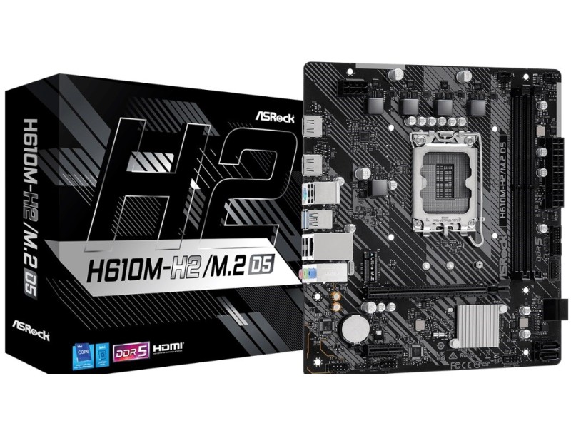 ASRock H610M-H2/M.2 D5 motherboard H610M-H2/M.2 D5 – ASROCK Дънни платки