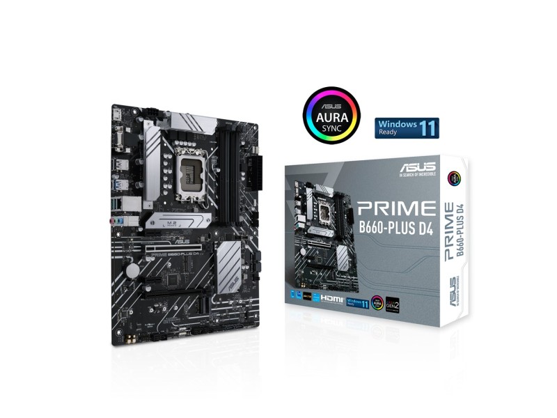 ASUS PRIME B660-PLUS D4 Intel B660 LGA 1700 ATX 90MB18X0-M1EAY0 – ASUS Дънни платки