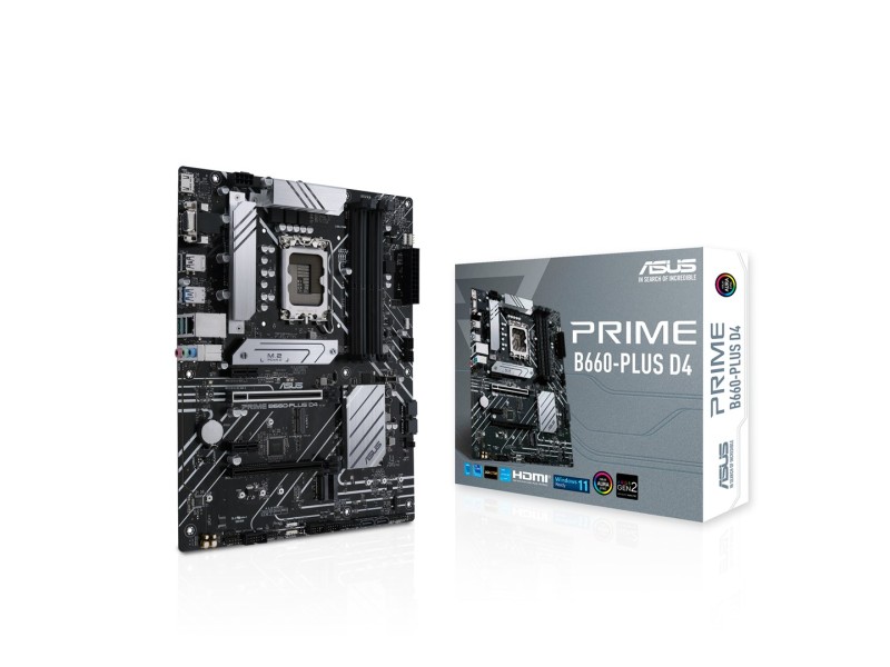 ASUS PRIME B660-PLUS D4 Intel B660 LGA 1700 ATX 90MB18X0-M1EAY0 – ASUS Дънни платки